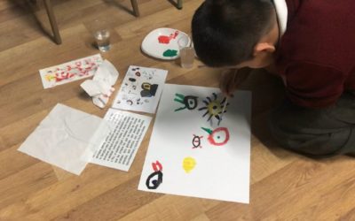 Explorando Miró: pintura cooperativa